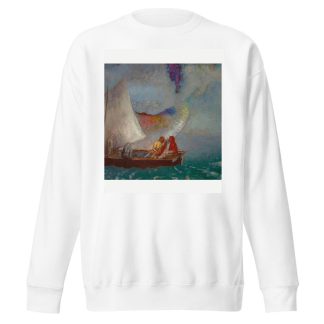 La Voile grise by Odilon Redon Sweatshirt