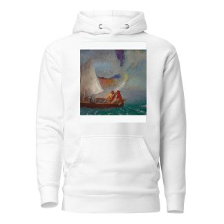 La Voile grise by Odilon Redon Hoodie