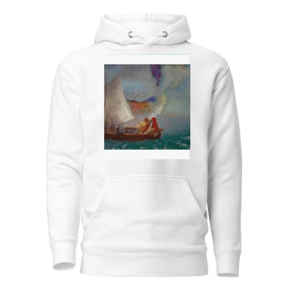 La Voile grise by Odilon Redon Hoodie