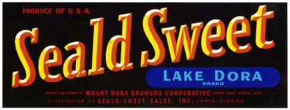 Lake Dora Brand Citrus Label by Anonymous