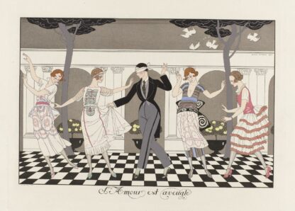 L’Amour est aveugle by George Barbier