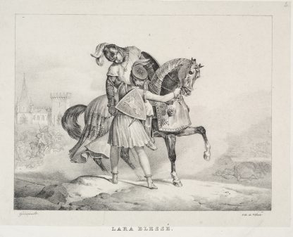 Lara Wounded by Théodore Géricault