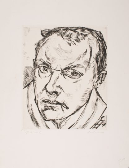 Large Self-Portrait by Max Beckmann