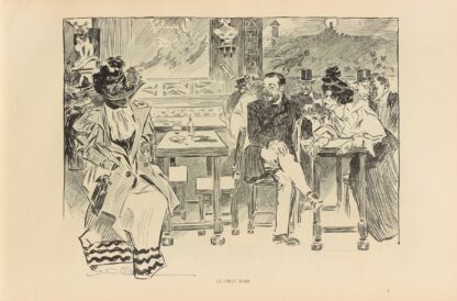 Le chat noir by Charles Dana Gibson