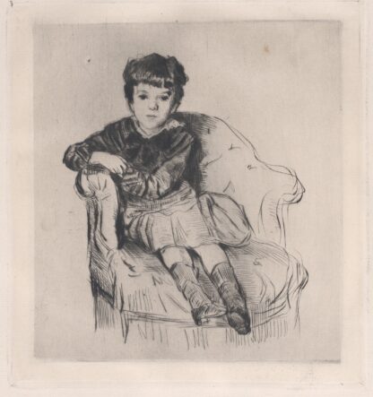Le fils de Ludovic Halévy by Marcellin-Gilbert Desboutin