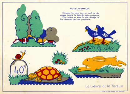 Le lièvre et la tortue by Marie-Louise Pinel