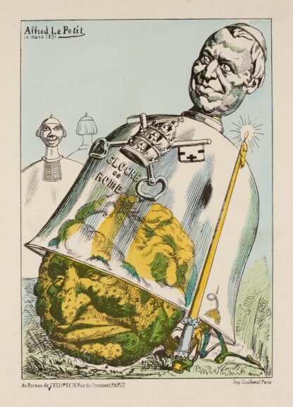 Le melon – M. Louis Veuillot by Zut (Alfred Le Petit)