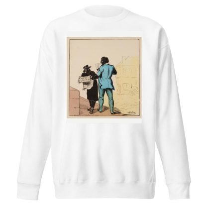 Le monde & le rappel by Moloch (Alphonse Hector Colomb) Sweatshirt