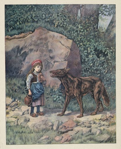 Le petit chaperon rouge by Frederic Theodore Lix