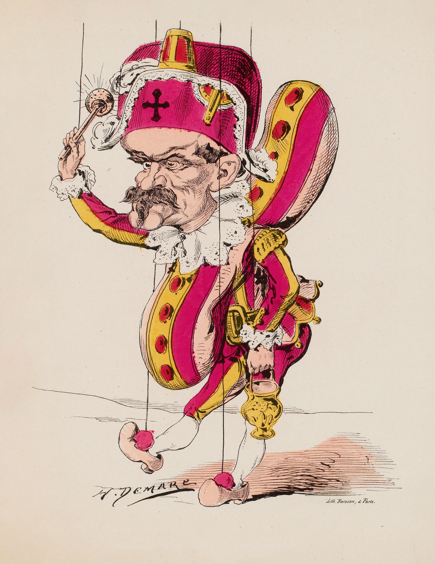 Le Pilori L’homme au plan qu’est-ce qui tire la ficelle by Henri Demare