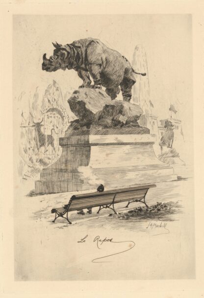 Le Repos by John Ames Mitchell