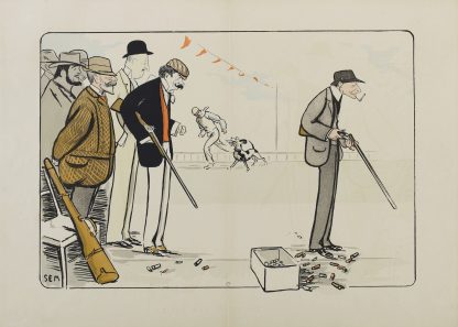 Le tir aux pigeons by Georges Goursat (Sem)
