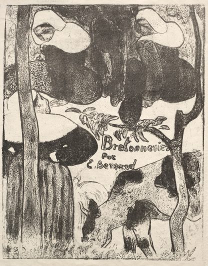 Les Bretonneries – Title Page by Emile Bernard