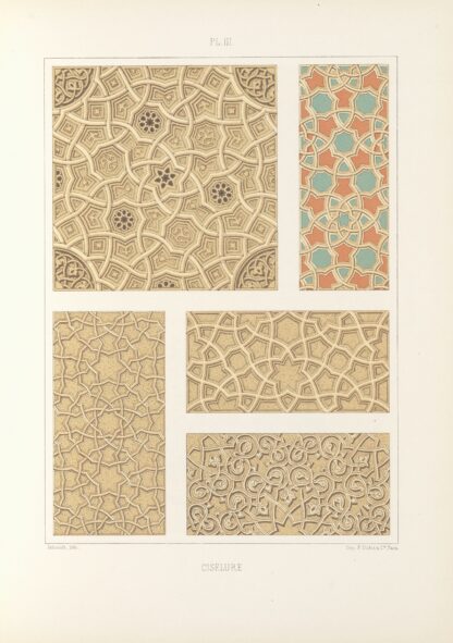 Les éléments de l’art arabe pl 193 by Jules Bourgoin