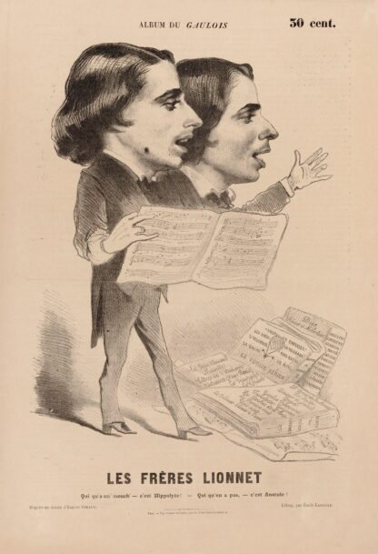 Les frères Anatole et Hippolyte Lionnet by Eugène Giraud