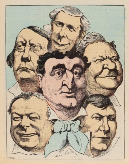 Les théâtres de Paris – Les Variétés by André Gill