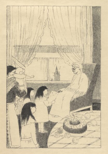 Les voeux de Nouvel An by Léon Spilliaert