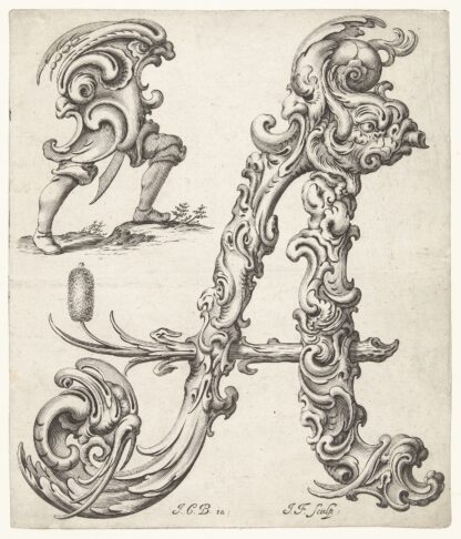 Letter A by Jeremias Falck