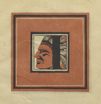 Letters designed and cut on linoleum blocks Pl.09 by Columbia University Teachers College