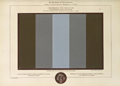 L’harmonie des couleurs Pl.041 by Édouard Guichard