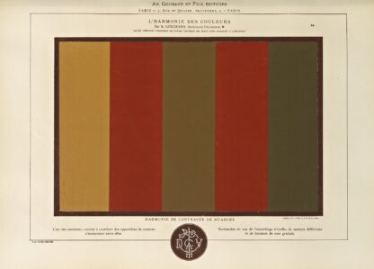 L’harmonie des couleurs Pl.044 by Édouard Guichard