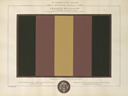 L’harmonie des couleurs Pl.080 by Édouard Guichard