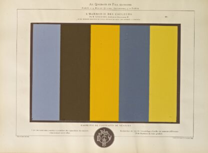 L’harmonie des couleurs Pl.089 by Édouard Guichard