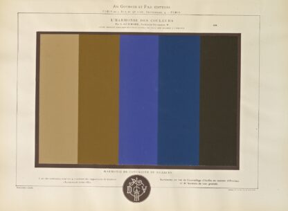 L’harmonie des couleurs Pl.100 by Édouard Guichard