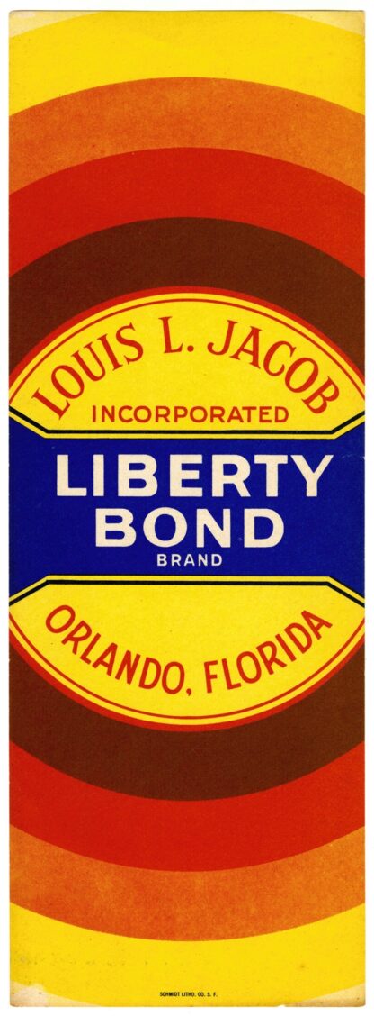 Liberty Bond Brand Produce Label by Anonymous