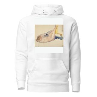 Liggende akt med hevede ben by Edvard Munch Hoodie