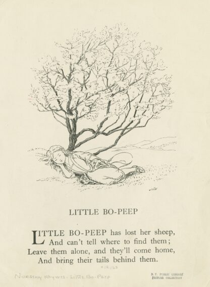 Little Bo-Peep 2 by Leonard Leslie Brooke