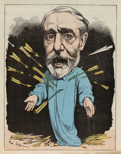 M. Challemel-Lacour by André Gill