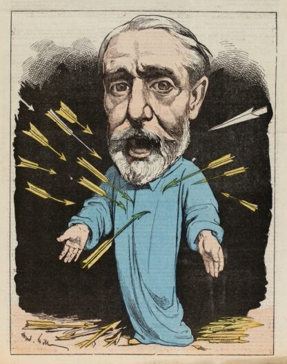 M. Challemel-Lacour by André Gill