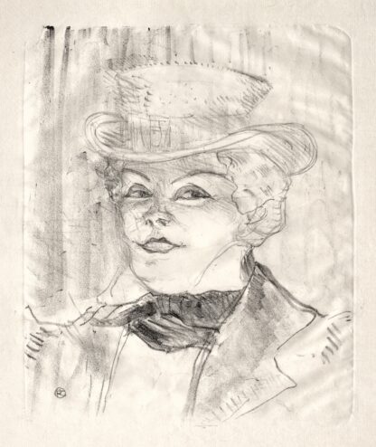 Madame Réjane by Henri de Toulouse-Lautrec