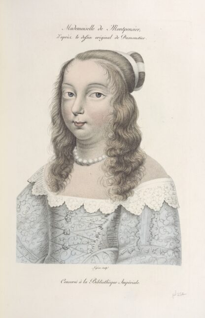 Mademoiselle de Montpensier by Nicolas Xavier Willemin