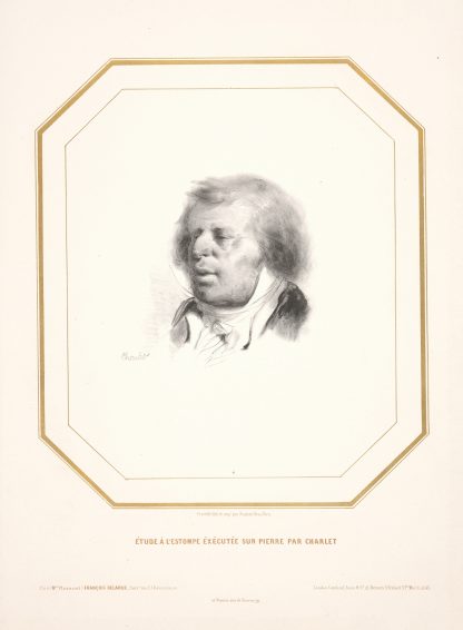 Male bust portrait by Nicolas Toussaint Charlet