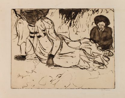 Man and Woman by the Sea by Ernst Ludwig Kirchner