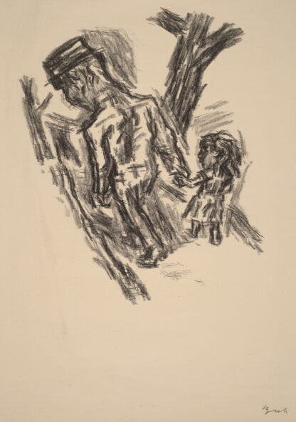 Man Leading a Little Girl by René Beeh