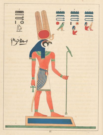 Mandou [Montu], Mandou-Ré, Mandou-Ri. by Léon-Jean-Joseph Dubois