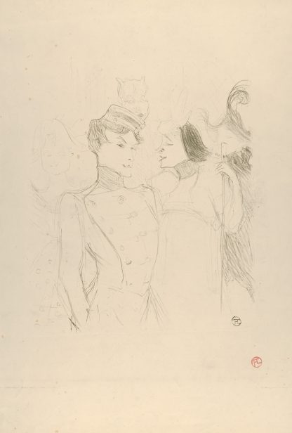 Marcelle Lender and Eva Lavalliére in a Revue at the Variétés by Henri de Toulouse-Lautrec