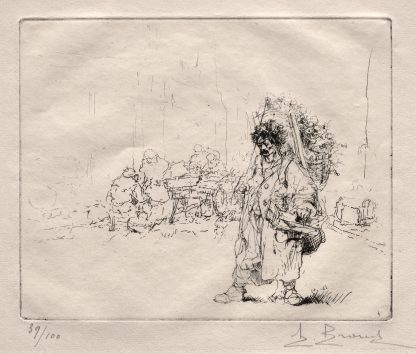 Marchand a la Hotte by Auguste Brouet