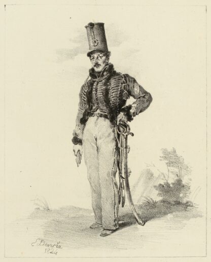 Maréchal des logis de Hussards by Eugène Devéria