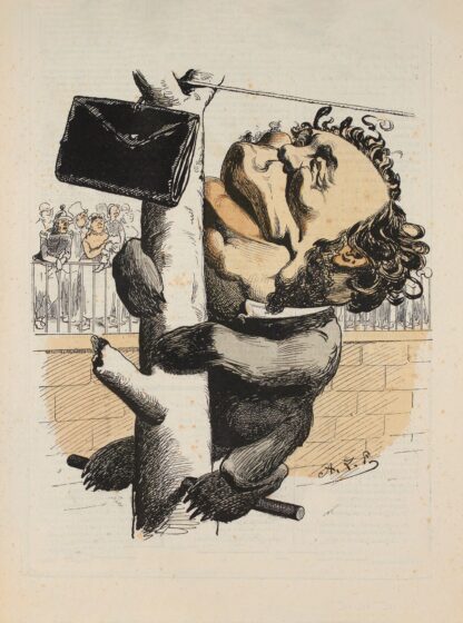Martin M. Ernest Picard ne nous ayant point accordé l’autorisation de publier sa charge by Zut (Alfred Le Petit)