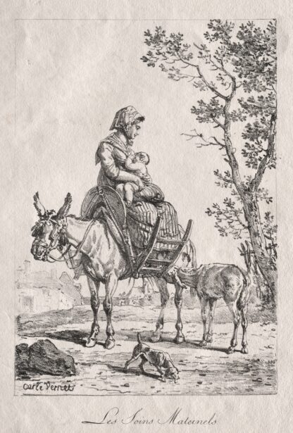 Maternal Care by Carle Vernet