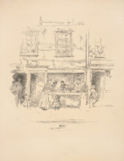 Maunder’s Fish-Shop, Chelsea by James Abbott McNeill Whistler