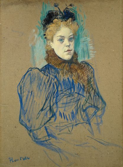 May Milton by Henri de Toulouse-Lautrec