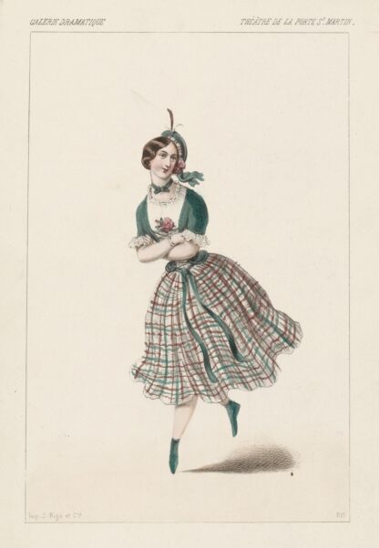 Melle. Camille, rôle de Jenny, dans Trilby. Theatre de la Porte St. Martin by Alexandre Lacauchie