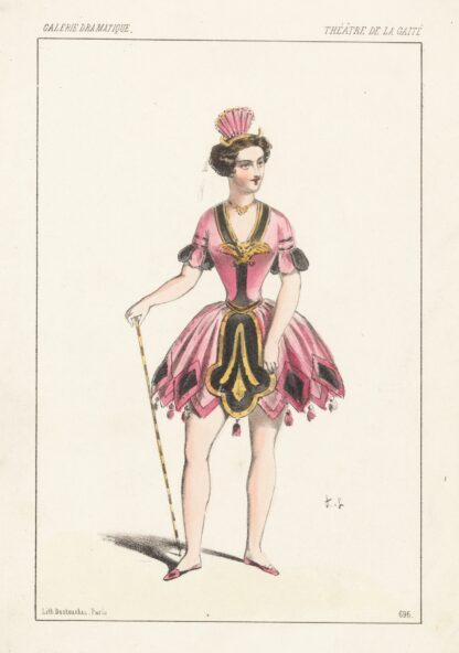 Melle. Clarisse, rôle de Sataniel, dans les Cinq cents diables by Alexandre Lacauchie