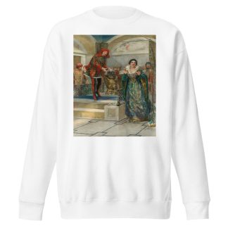 Merchant of Venice; III, 2, the casket scene by Henry James Haley Sweatshirt