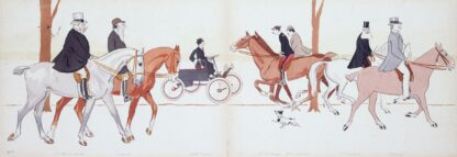 Mis Sancy de Parabère, Le Harival, Santos Dumont, Mis de St Sauveur, Mis de Pracontal, Cte d’Hinisdal, Polyakoff by Georges Goursat (Sem)